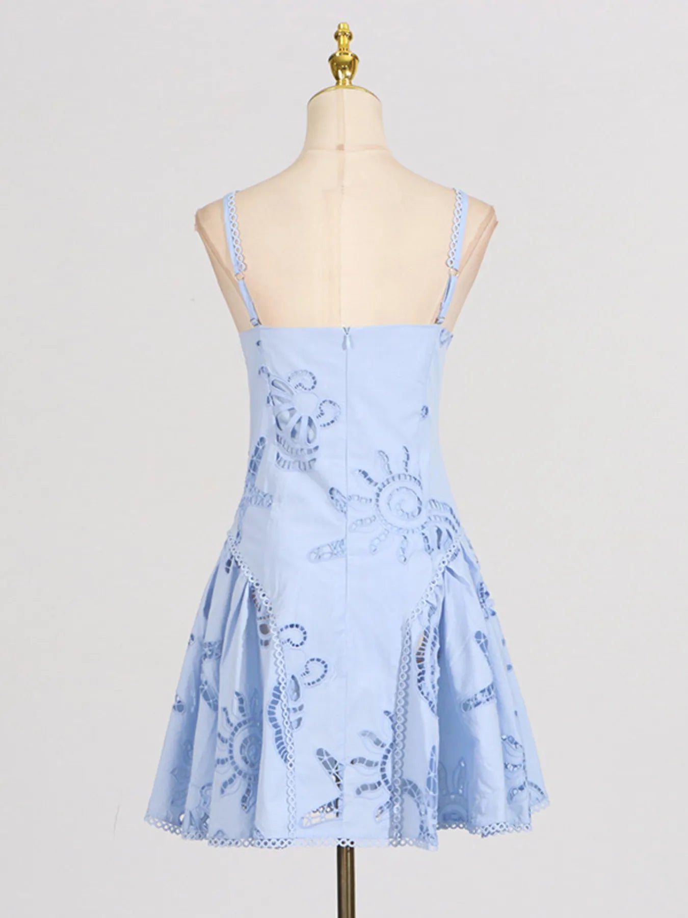 Hollow Out Adjustable Strap Mini Dress