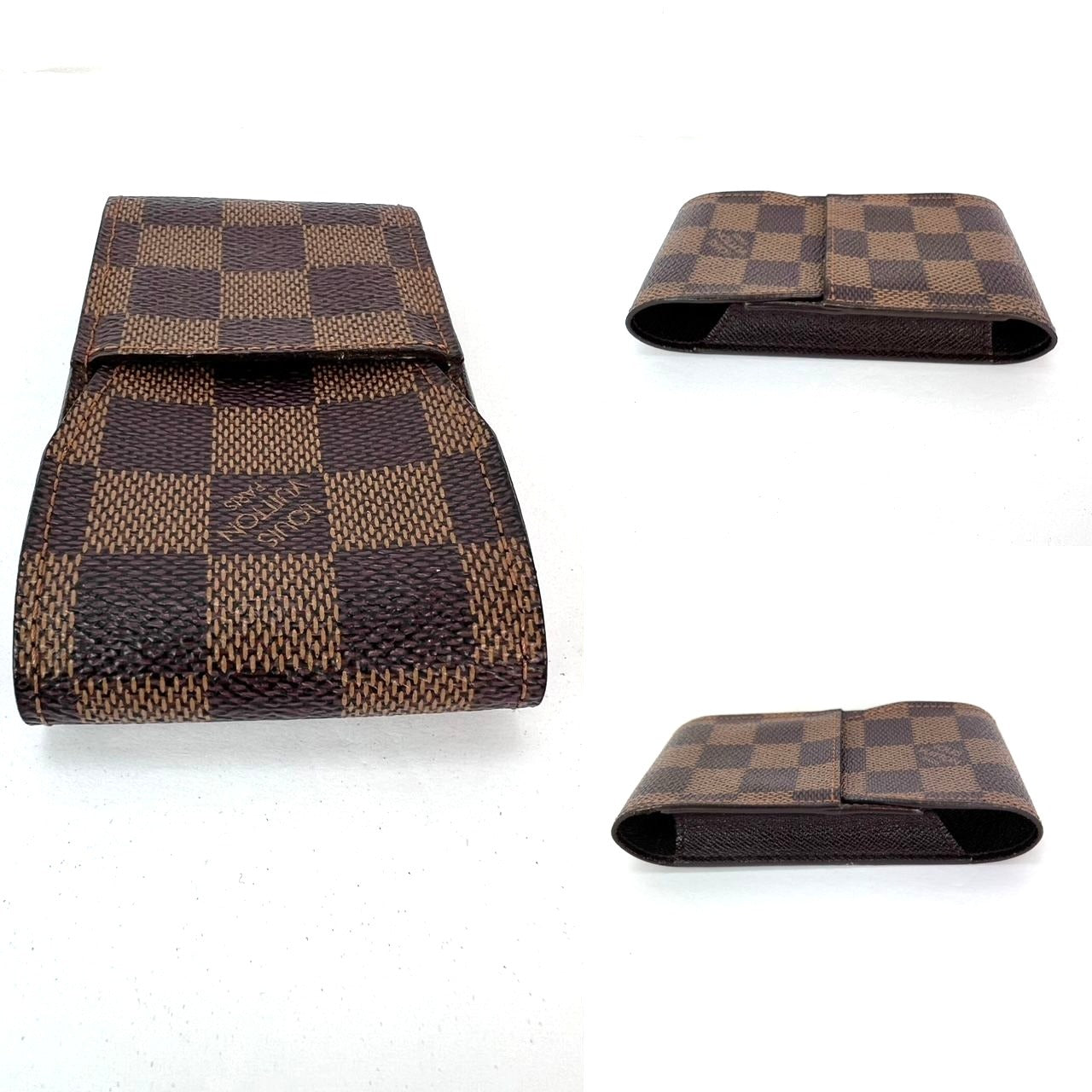 LOUIS VUITTON Damier Ebene Cigarette Card Cosmétique Pochette