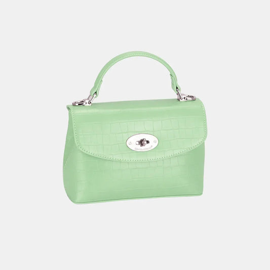 David Jones Textured PU Leather Handbag For Everyday Use