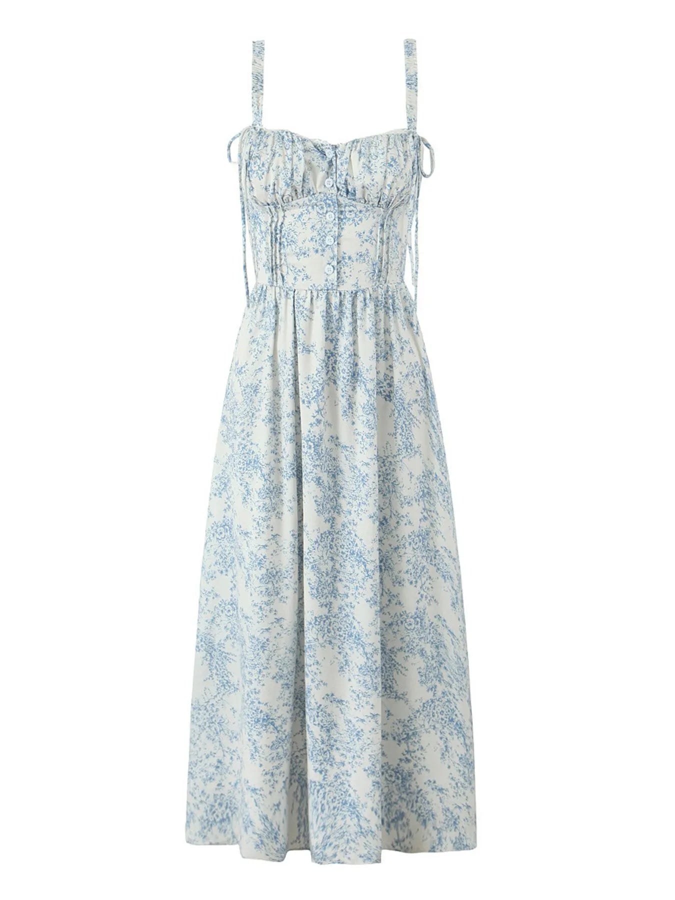 Floral Print Midi Cami Dress