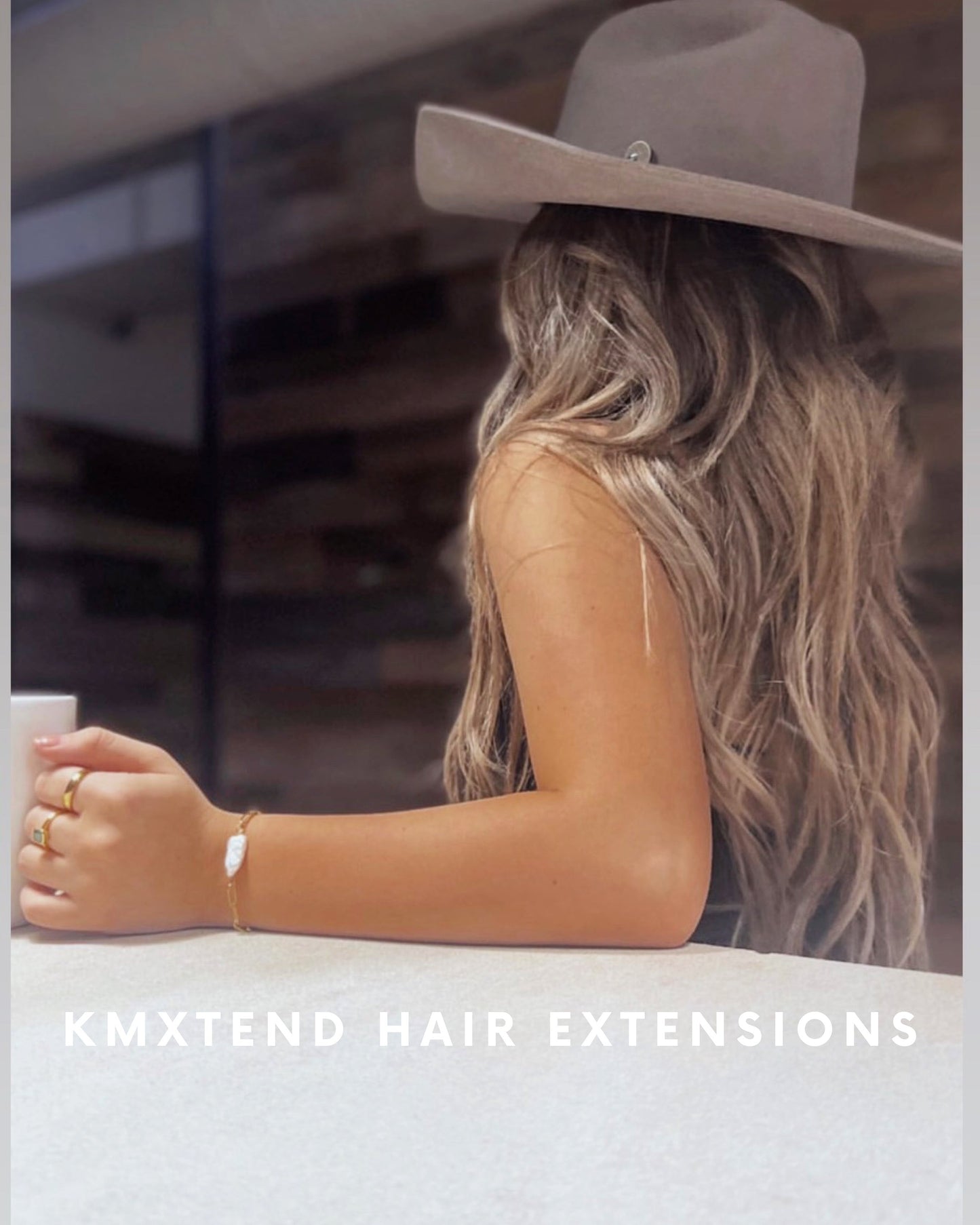 Balayage Blonde Hand Tied Weft Hair Extensions