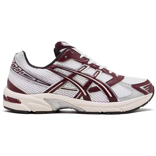 ASICS Gel-1130 White Maroon Banner