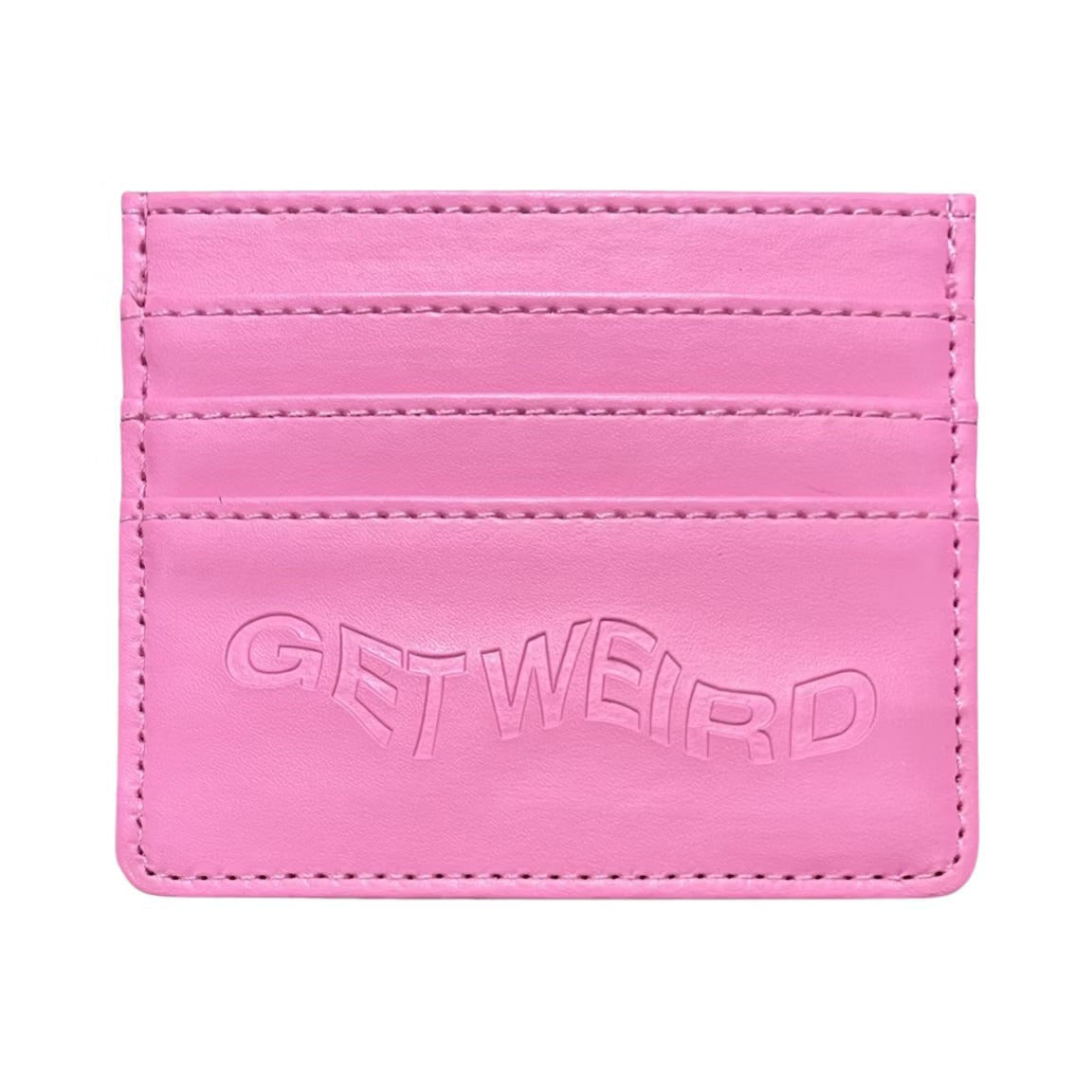 Anti Social Social Club Get Weird Card Holder Pink