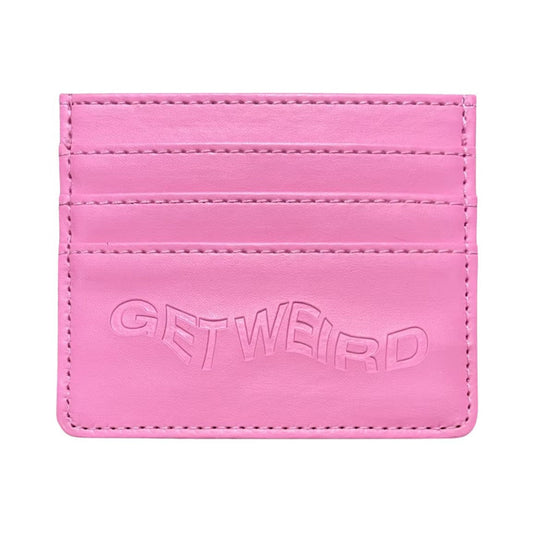 Anti Social Social Club Get Weird Card Holder Pink