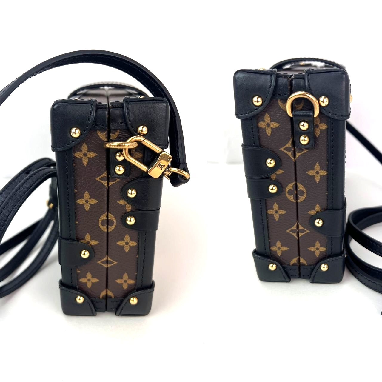 Pochette bandoulière Louis Vuitton Petite Malle Patches Monogram Édition limitée RARE