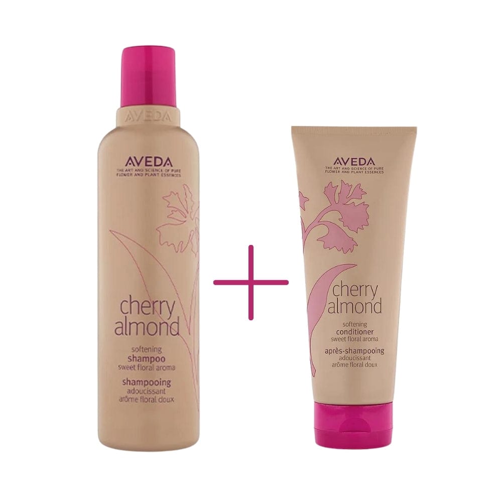 Aveda Shampooing adoucissant à la cerise et à l'amande 250 ml et après-shampoing lissant à la cerise et à l'amande 200 ml