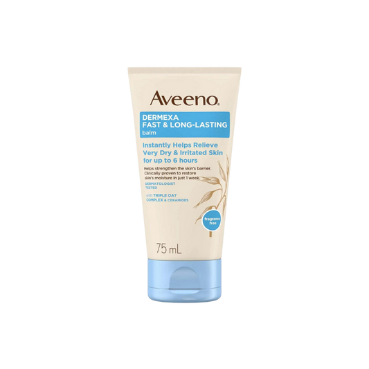 Aveeno Dermexa Fast and Long Lasting Balm Very Dry Skin 75ml