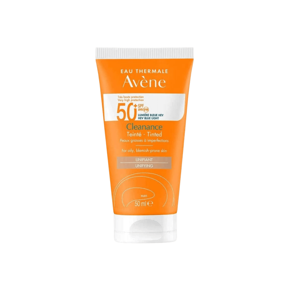 Avène Cleanance Solaire Teinté Spf 50 50 ml Crème solaire teintée pour peaux grasses