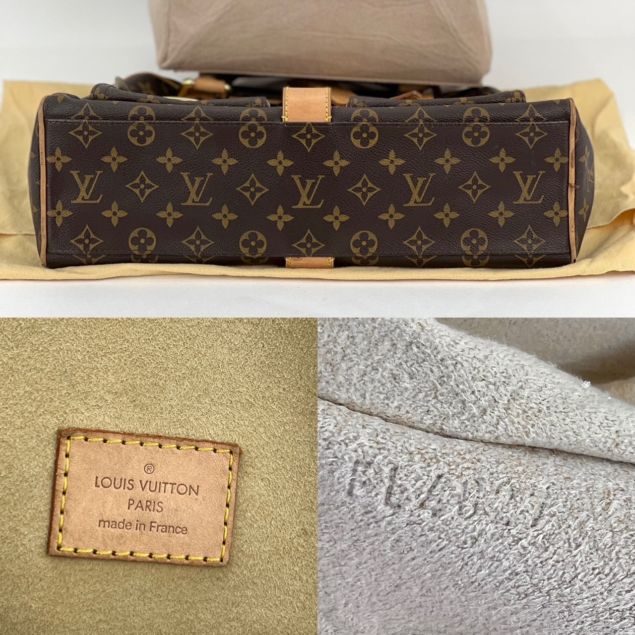 Louis Vuitton Manhattan GM Monogram Canvas Shoulder Hand bag Preowned