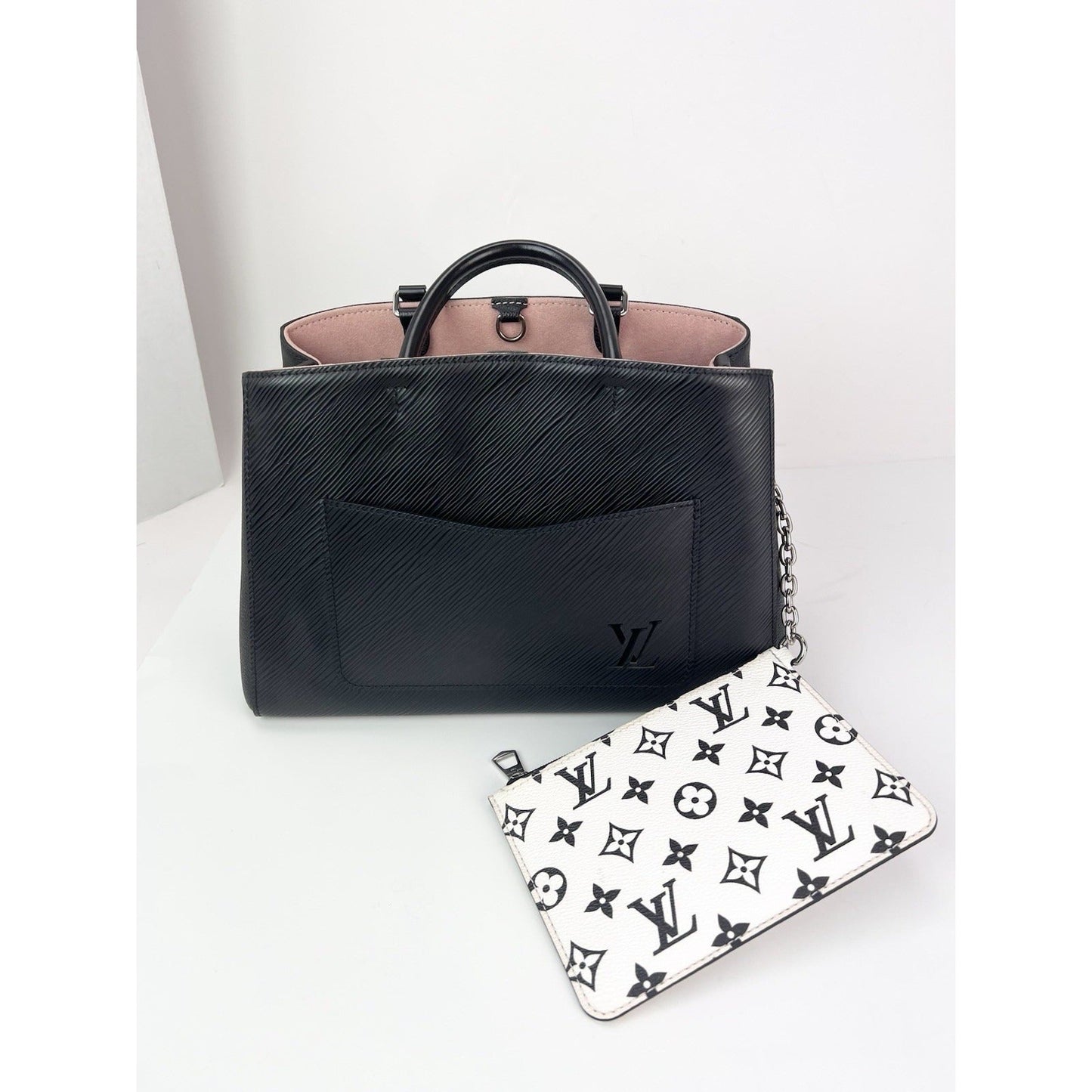 Louis Vuitton Epi Marelle MM Sac fourre-tout en cuir noir