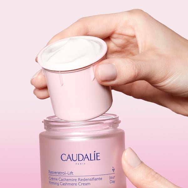 Caudalie Resveratrol Lift Face Lifting Soft Cashmere Cream 50 ml +Refill Capsule Set