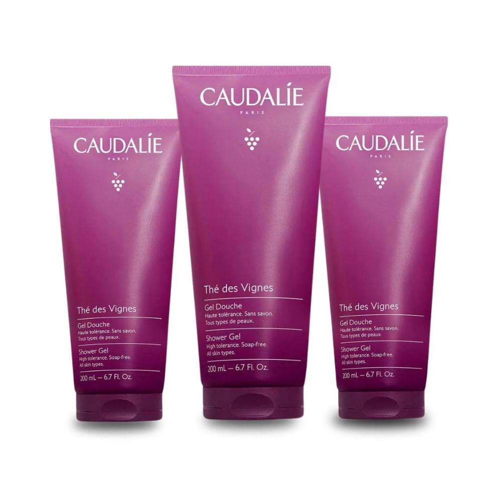 Caudalie Gel Douche Des Vignes 200 ml - Pack de 3