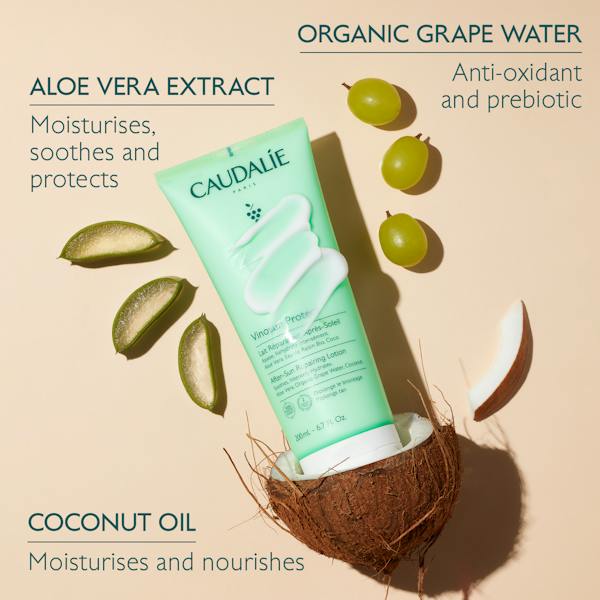 Caudalie Vinosun Protect After Sun Repairing  Lotion 200 ml -2 Pack