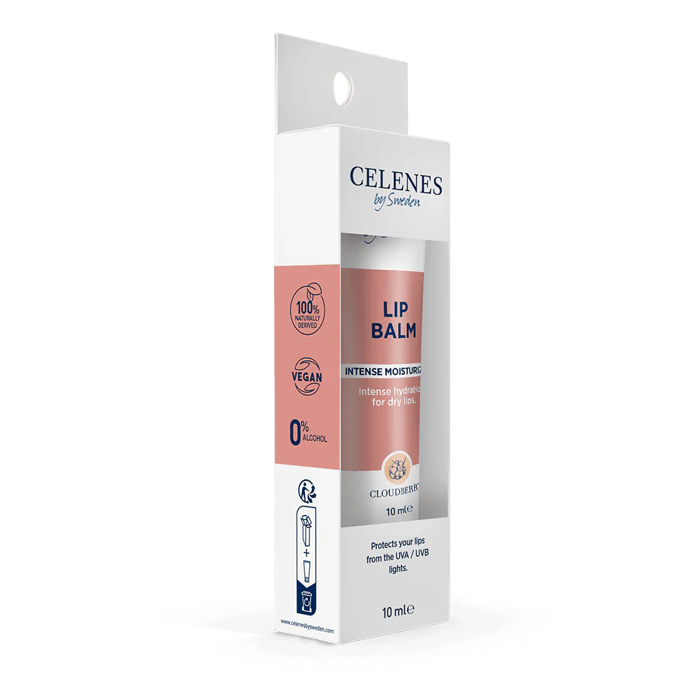 Celenes by Sweden Cloudberry Intense Moisturizing Lip Balm 10 ml -3 Pack