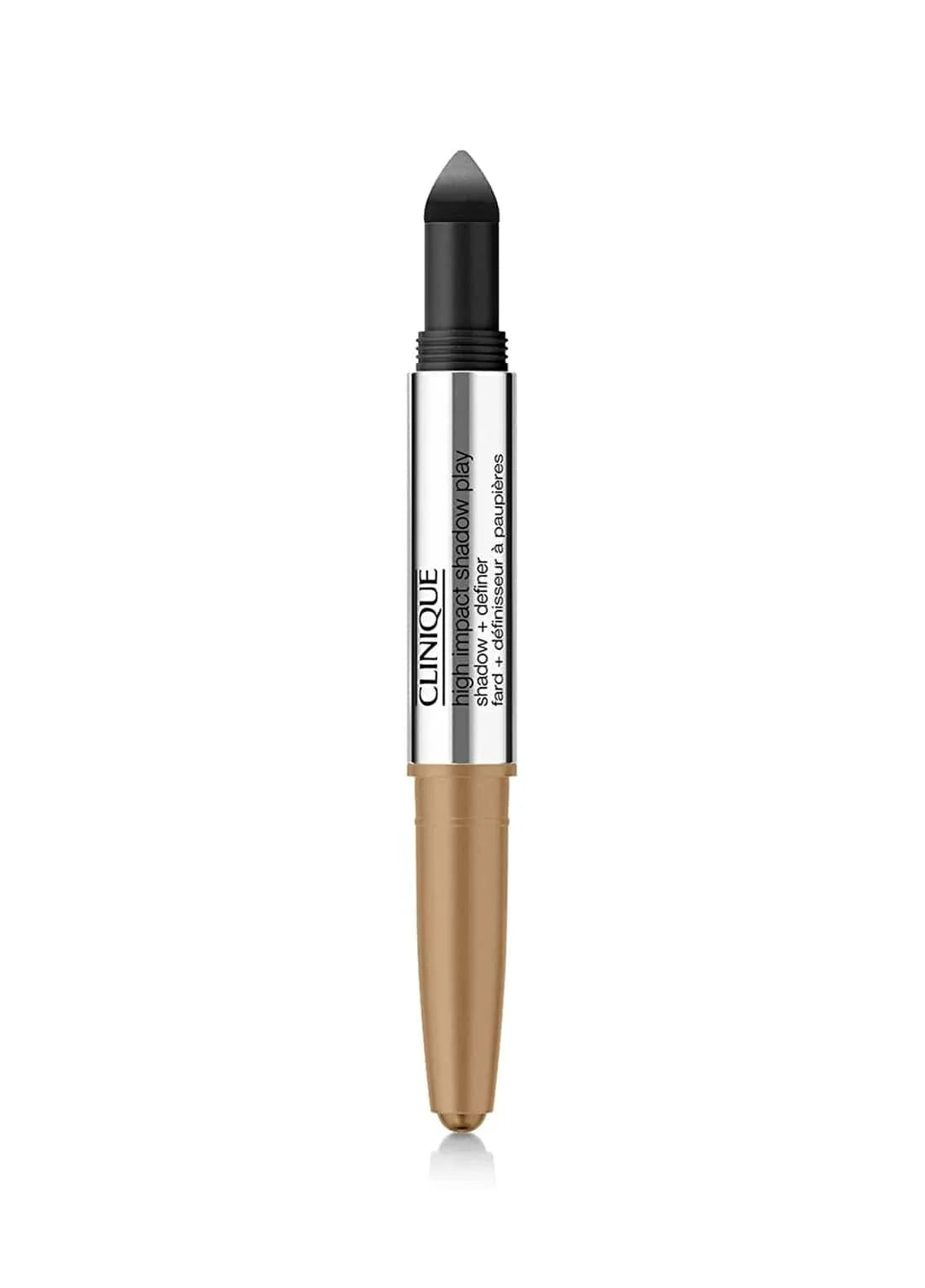 Crayon à paupières double face Clinique High Impact Shadow Play - Champagne + Caviar