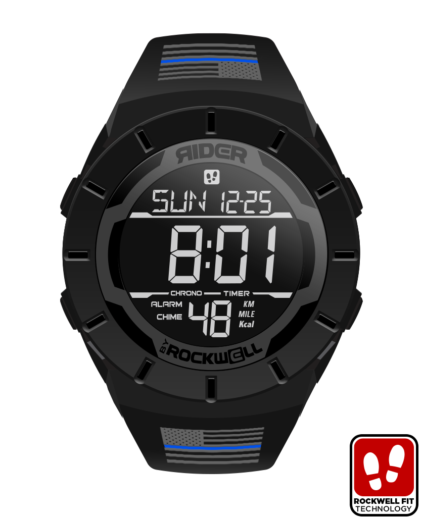 Coliseum Fit™ Police - Freedom Edition (Phantom Black) Watch