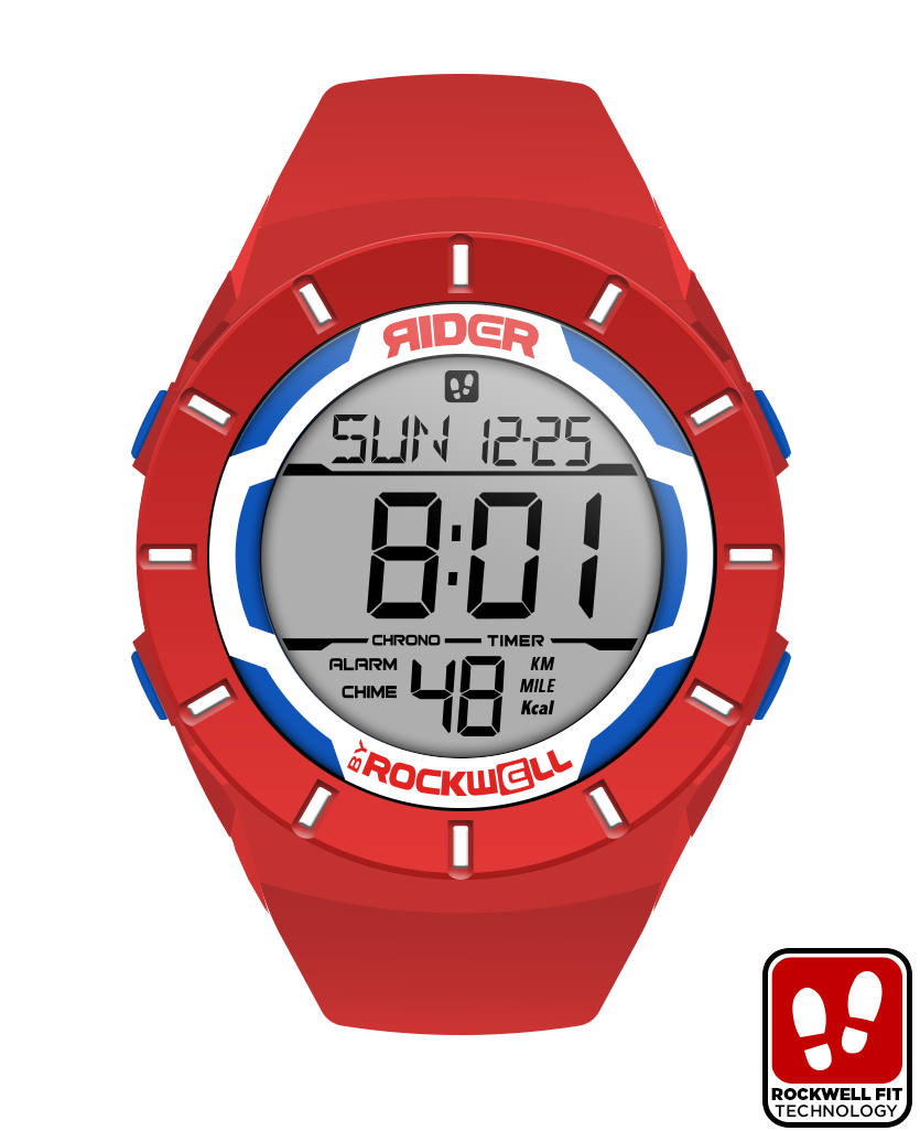 Montre Coliseum Fit™ (rouge/blanc/bleu)