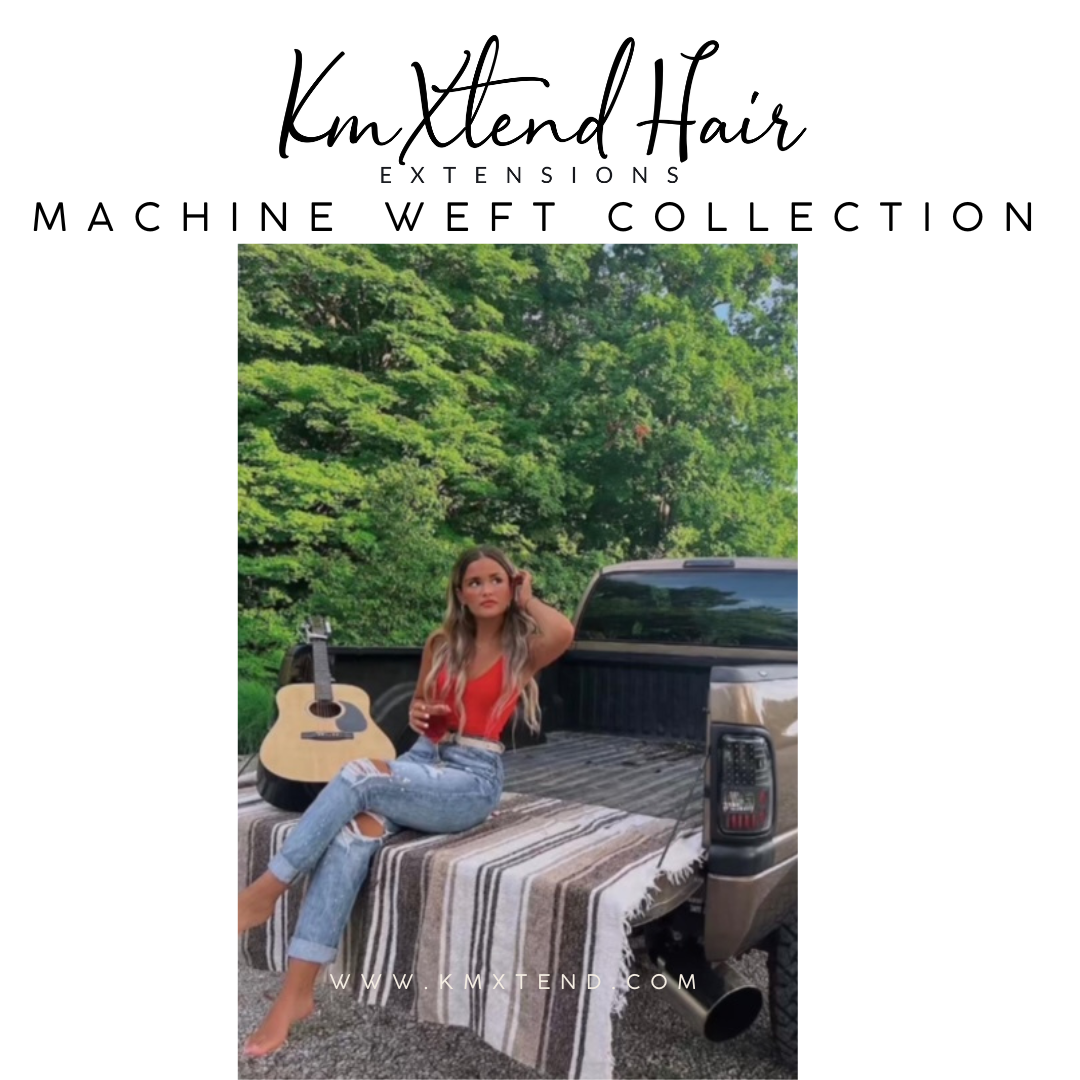 Luxury Machine Weft Hair Extensions for Seamless Volume and Length