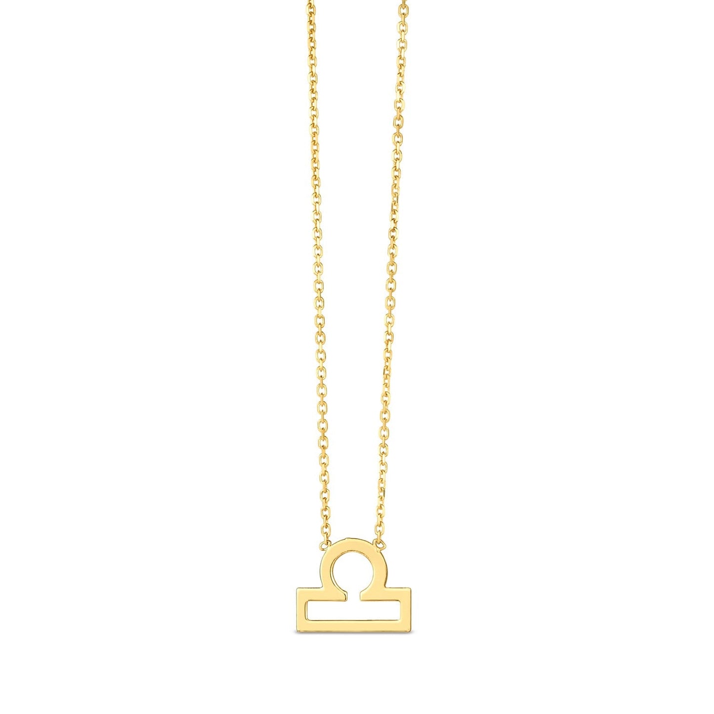 14K Yellow Gold Libra Necklace