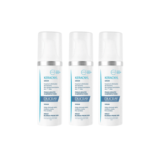 Ducray Keracnyl Sérum Anti-Imperfections et Rides 30 ml Lot de 3