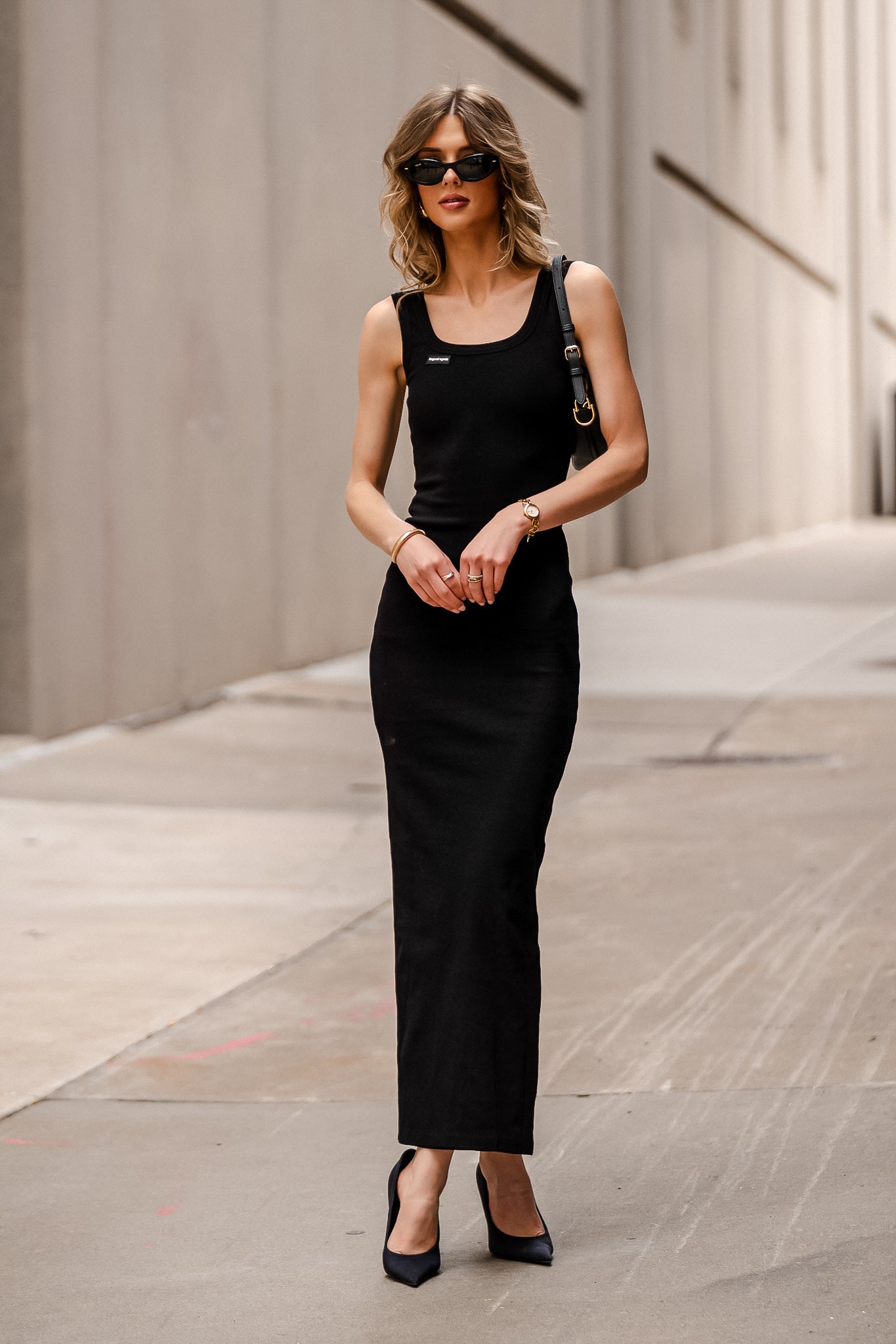 SERENA Tank Dress [Black]