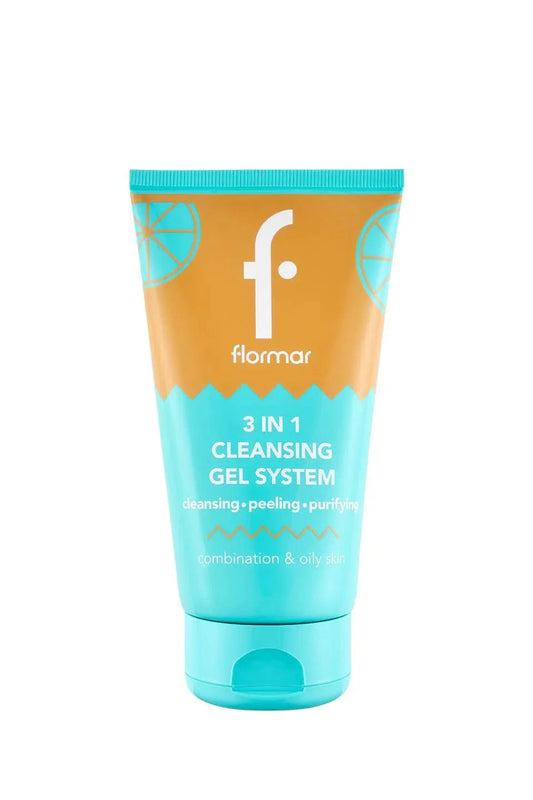 Flormar Peeling/Facial Cleansing Gel with Citrus Extracts for Combination & Oily Skin 150ml