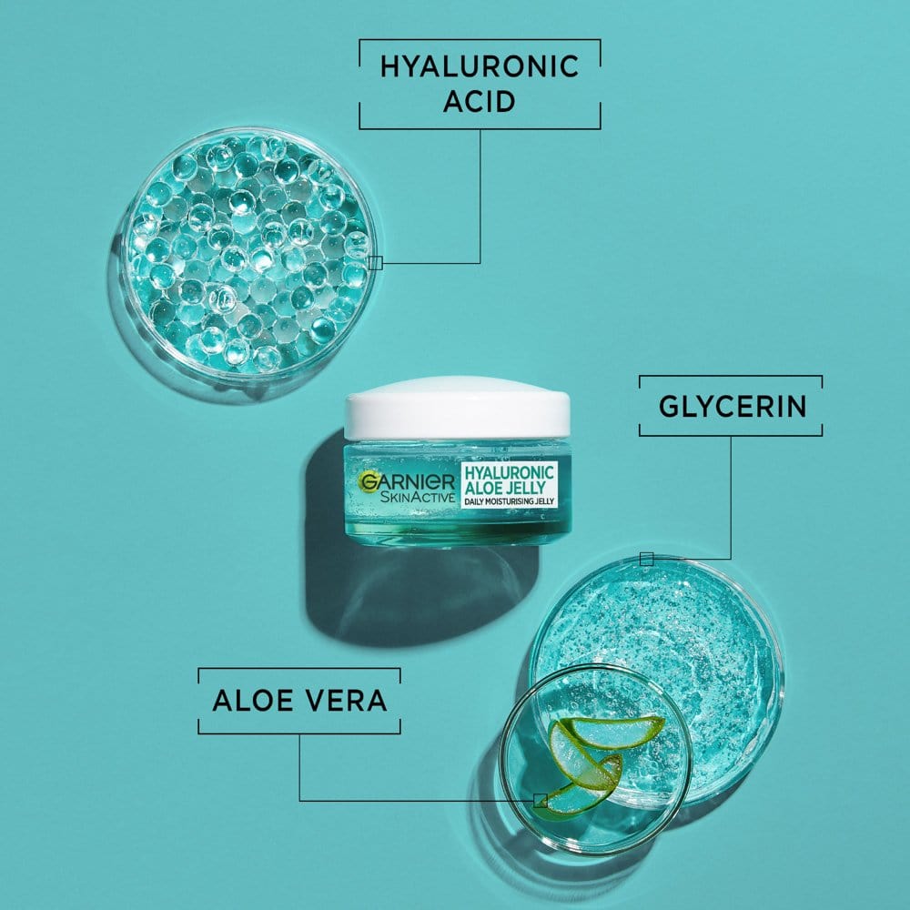 Garnier Hyaluronic Aloe Daily Moisturising Jelly 50 ml 2 Pack
