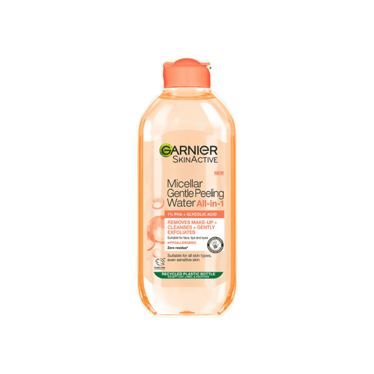 Garnier Skin Active Micellar Gentle Peeling Water Cleanse, Exfoliate & Glow 400 ml / 13.5 fl oz