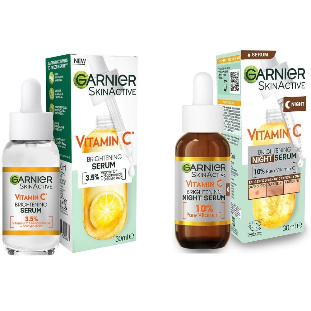Garnier Skin Naturals Vitamine C Garnier Vitamine C Sérum Jour et Nuit Anti-Taches et Éclaircissant 30 ml 