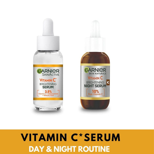 Garnier Skin Naturals Vitamine C Garnier Vitamine C Sérum Jour et Nuit Anti-Taches et Éclaircissant 30 ml 