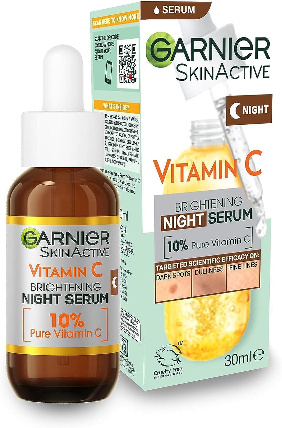 Garnier Skin Naturals Vitamin C Garnier Vitamin C Anti-Dark Spots & Brightening Night Serum 30 ml