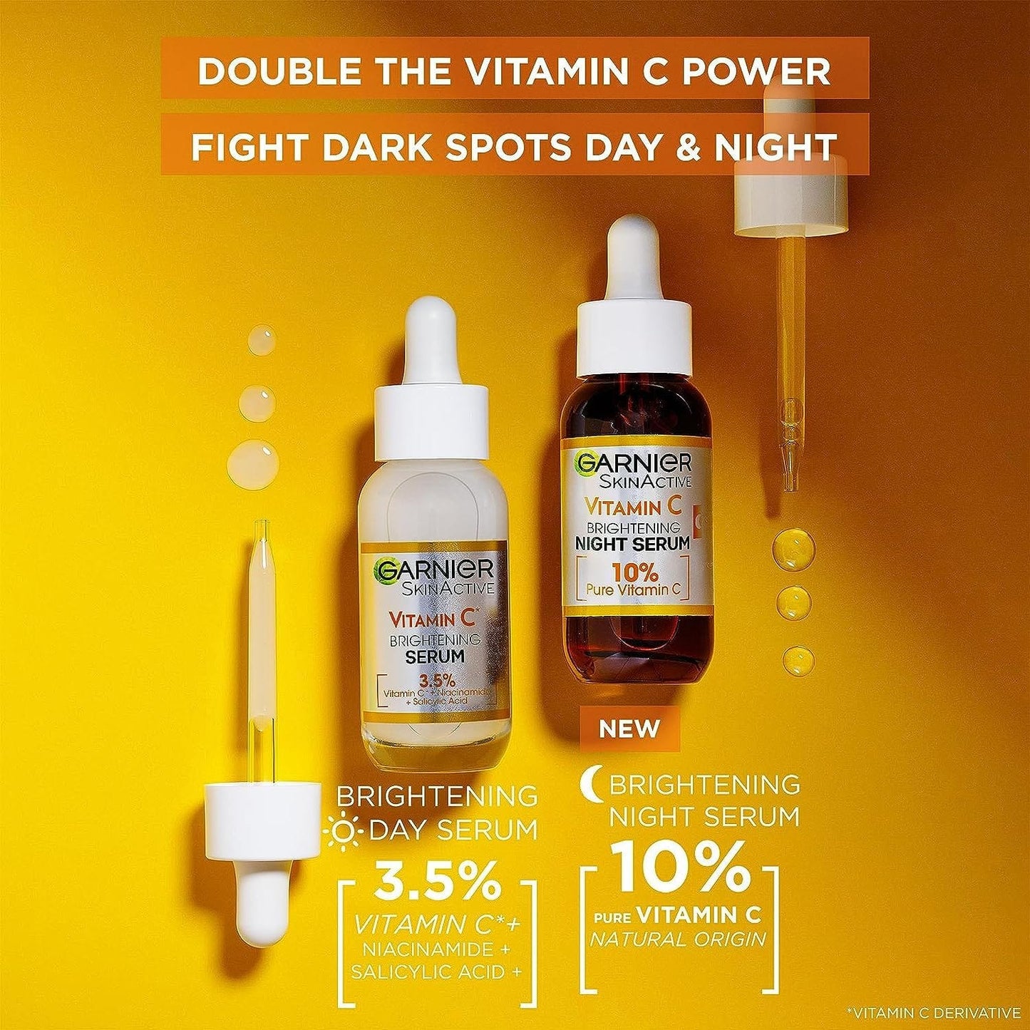 Garnier Skin Naturals Vitamin C Garnier Vitamin C Anti-Dark Spots & Brightening Night Serum 30 ml