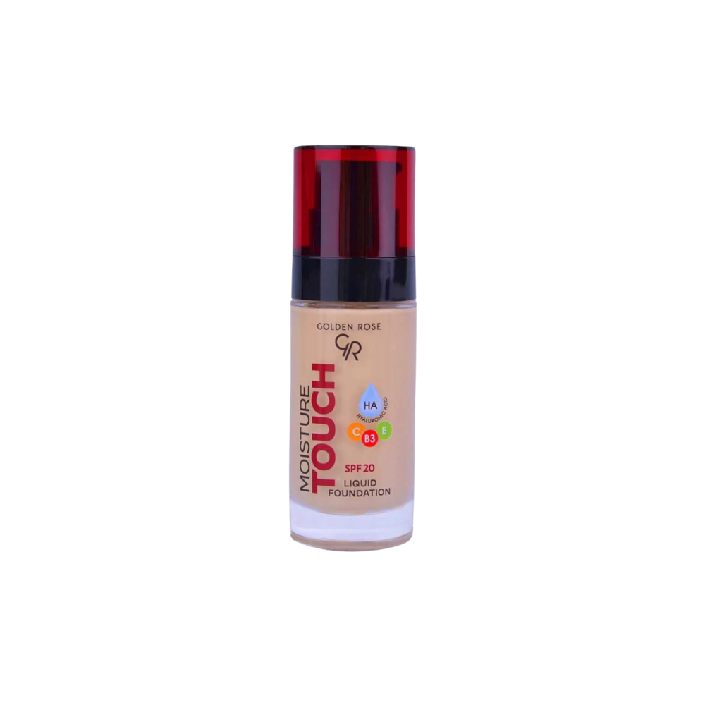 Fond de teint liquide Golden Rose Moisture Touch SPF20 30 ml - 101