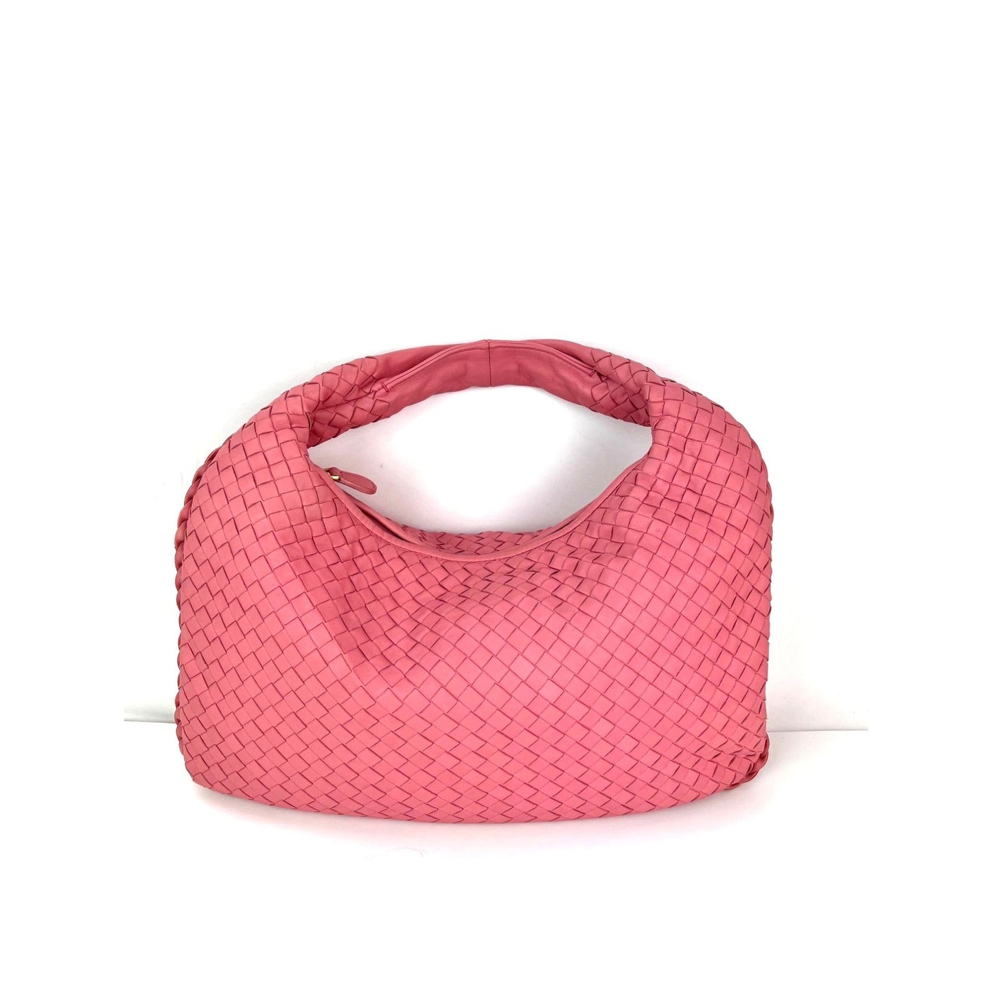 Bottega Veneta Nappa Intrecciato Medium Veneta Hobo Rose Sac Rose