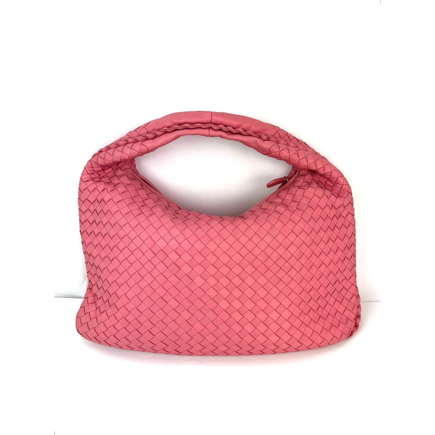 Bottega Veneta Nappa Intrecciato Medium Veneta Hobo Rose Sac Rose