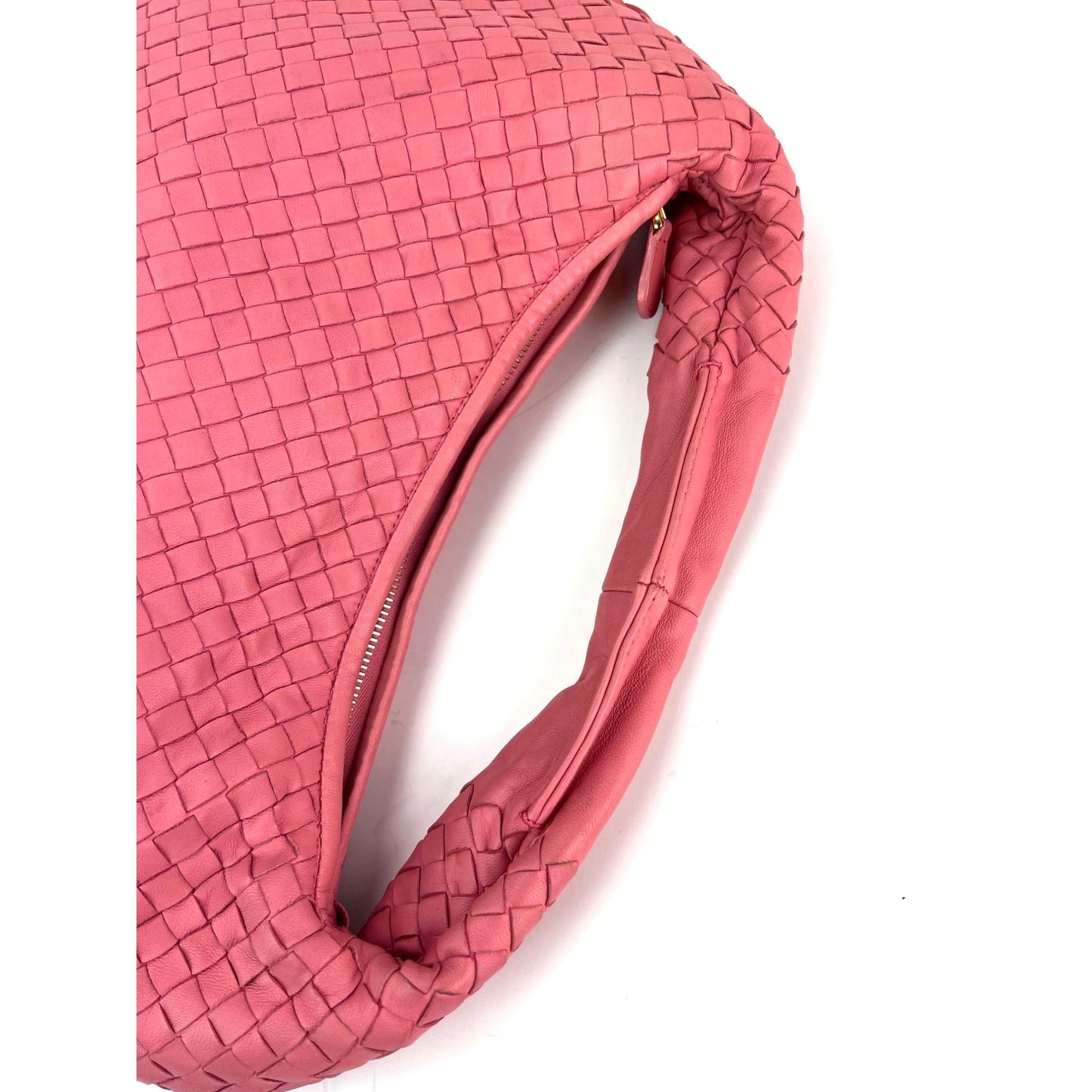 Bottega Veneta Nappa Intrecciato Medium Veneta Hobo Rose Sac Rose