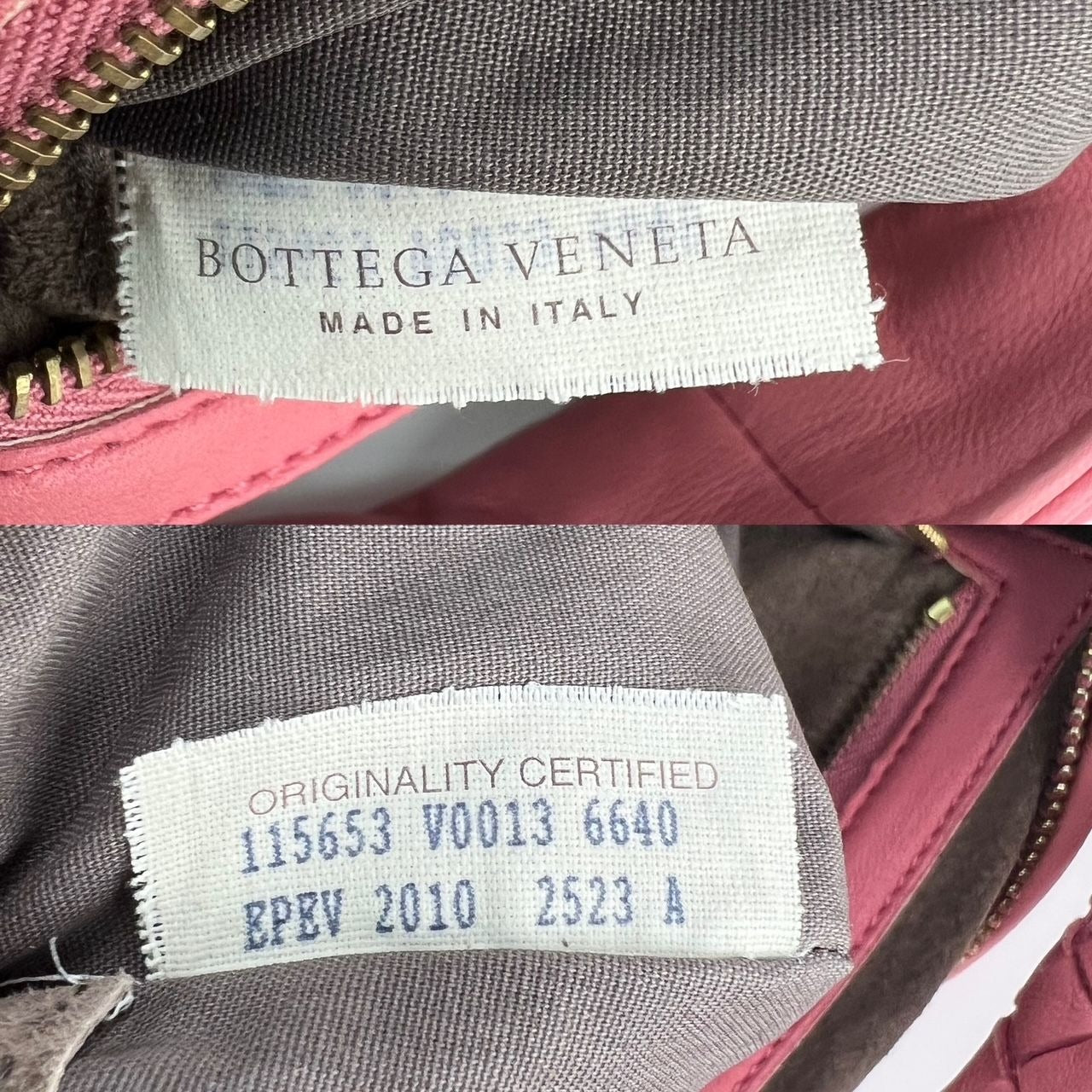 Bottega Veneta Nappa Intrecciato Medium Veneta Hobo Rose Sac Rose