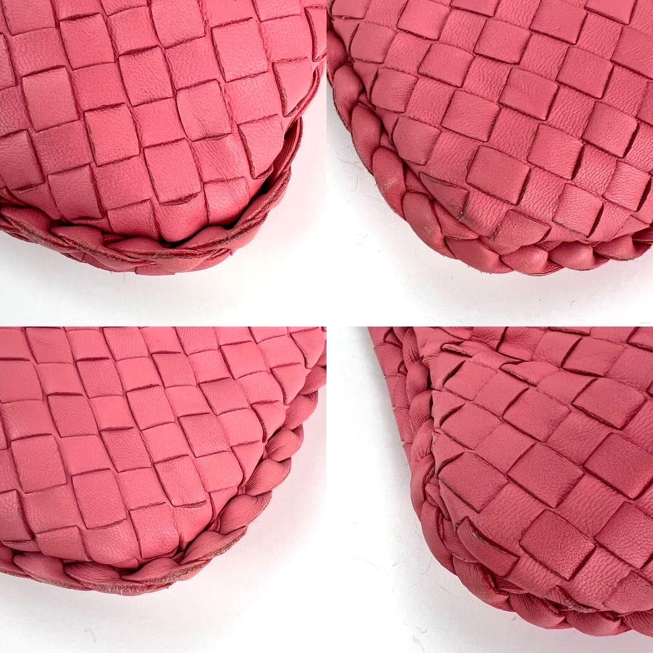 Bottega Veneta Nappa Intrecciato Medium Veneta Hobo Rose Sac Rose