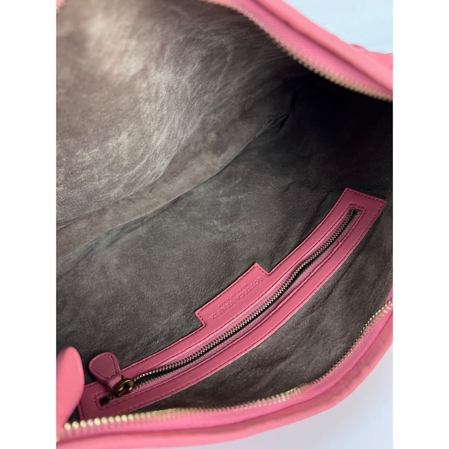Bottega Veneta Nappa Intrecciato Medium Veneta Hobo Rose Sac Rose