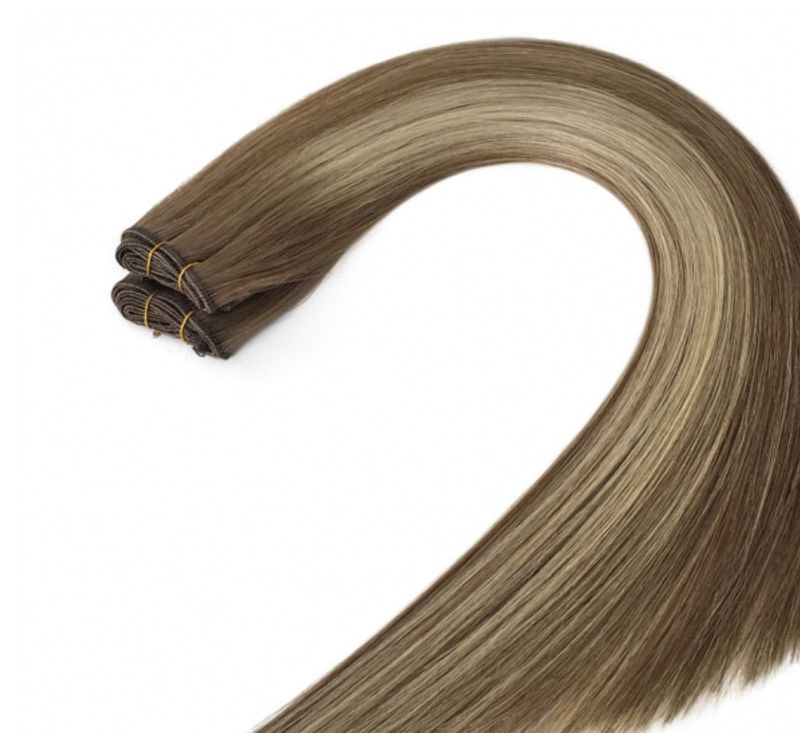 Luxury Machine Weft Hair Extensions for Seamless Volume and Length