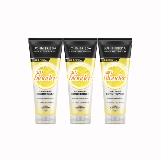John Frieda Sheer Blonde Shimmering Conditioner for Blonde Hair 250 ml 3 Pack