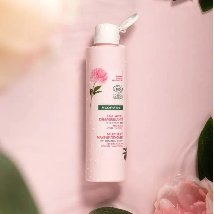 Klorane Organic Peony Extract Silky Milk Make-up Remover for Sensitive Skin 200 ml