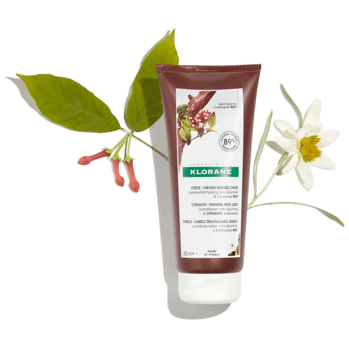Après-shampoing fortifiant à la quinine et à l'extrait de fleur d'amour bio Klorane 200 ml