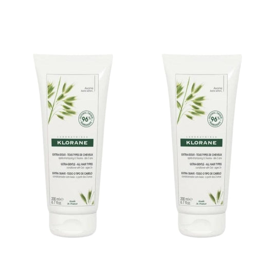 Klorane Ultra Sensitive Conditioner with Oats 200 ml -2 Pack