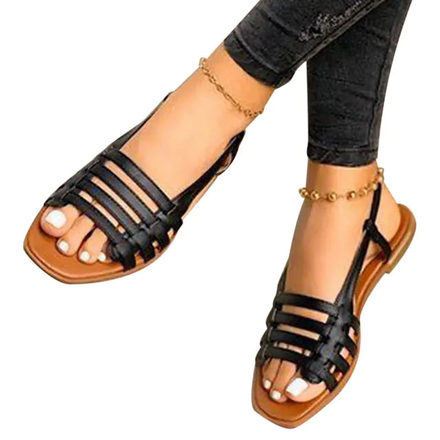 Women's Summer Hollow Beach Flat Sandals