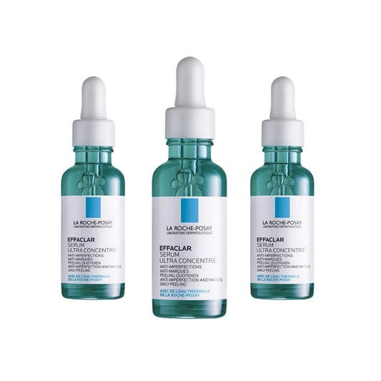 La Roche Posay Effaclar Exfoliating Anti-Blemish Serum 30 ml 3 Pack
