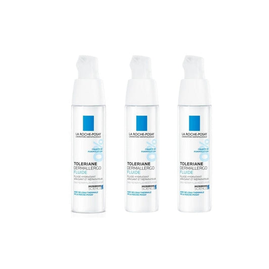 La Roche Posay Toleriane Dermallergo Fluide Care Cream 40 ml 3 Pack