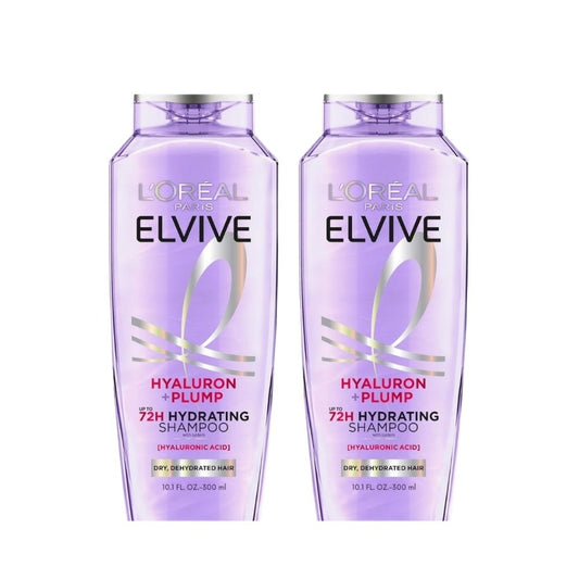 Loreal Elseve Hydra [Hryaluonic] Moisture Filling Shampoo 300 ml -2 Pack