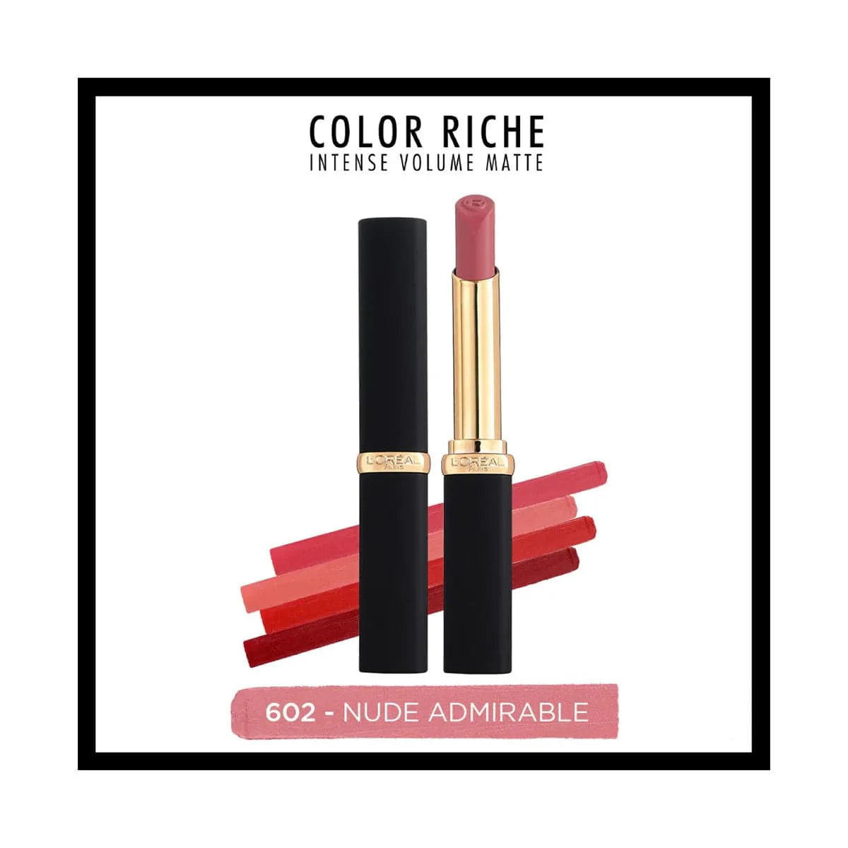Loreal Paris Colour Riche Intense Volume Matte Lipstick -602 Nude Admirable