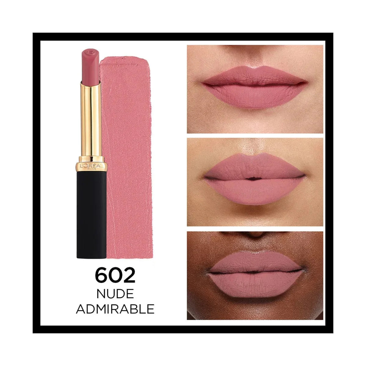 Loreal Paris Colour Riche Intense Volume Matte Lipstick -602 Nude Admirable